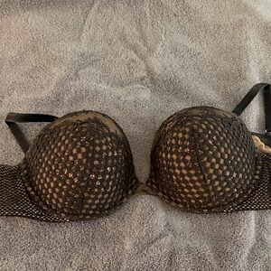 Victoria's Secret Black Mesh Bra